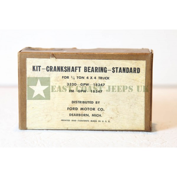 Kit Crankshaft Bearing- Standard - GPW-18347-WO-A 6798