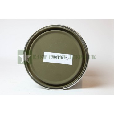 Matt No:1 Olive Drab Paint - 1 litre